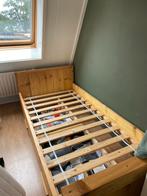 bed van steigerhout, Huis en Inrichting, Slaapkamer | Bedden, Ophalen, Eenpersoons, Steigerhout, Zo goed als nieuw