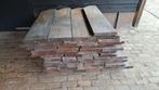 Azobe damwand veer en groef, Doe-het-zelf en Verbouw, Hout en Planken, Ophalen, Minder dan 25 mm, Zo goed als nieuw, Plank