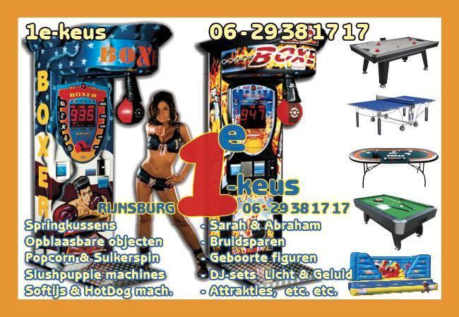 BOKSAUTOMAAT, kermis boksmachine multiplayer, huren, Hobby en Vrije tijd, Feestartikelen | Verhuur, Zo goed als nieuw, Overige