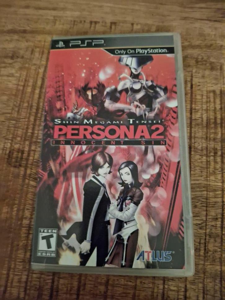 Persona 2: Innocent Sin - PSP Game, Spelcomputers en Games, Games | Sony PlayStation 1, Gebruikt, Role Playing Game (Rpg), 1 speler