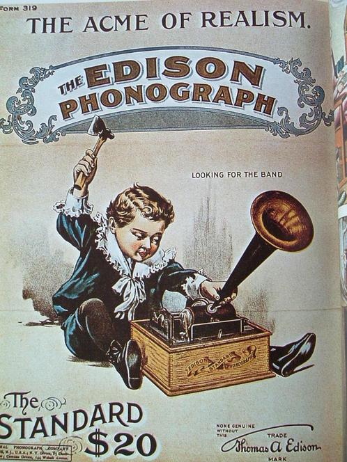 Dank u Edison, 100 jaar fonograaf en grammofoon., Boeken, Techniek, Gelezen, Elektrotechniek, Ophalen of Verzenden