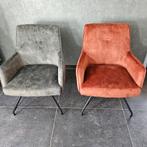 Twee comfortabele stoelen, Huis en Inrichting, Fauteuils, Ophalen, Gebruikt, Minder dan 75 cm, Stof