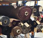 Partij meubelstoffen mix kleuren +/- 120 m veel keymer, Hobby en Vrije tijd, Stoffen en Lappen, Overige kleuren, 120 cm of meer