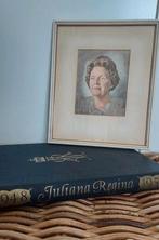 Portret van Koningin Juliana 20x24. Karel van Veen, Antiek en Kunst, Ophalen of Verzenden