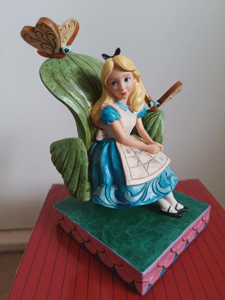 50% Korting Disney Traditions Jim Shore Alice in Wonderland, Verzamelen, Disney, Nieuw, Beeldje of Figuurtje, Overige figuren