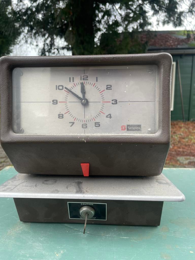 Stempelklok, Antiek en Kunst, Ophalen of Verzenden