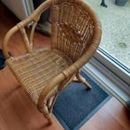 Rotan rietenstoel kind, Kinderen en Baby's, Kinderkamer | Tafels en Stoelen, Ophalen, Zo goed als nieuw, Stoel(en)