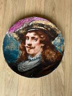 Twee grote borden Michiel de Ruyter en vrouw, Antiek en Kunst, Ophalen
