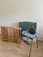 Inklapbare BOX met boxkleed en kinderstoel, Kinderen en Baby's, Boxen, Ophalen, Zo goed als nieuw, Vierkant, In hoogte verstelbaar
