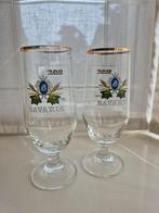 2 vintage Bavaria bierglazen - DAF collectorsitems, Ophalen of Verzenden, Zo goed als nieuw, Glas of Glazen, Bavaria