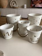 Riviera maison kerst windlichten set van 5, Huis en Inrichting, Woonaccessoires | Kandelaars en Kaarsen, Ophalen, Gebruikt