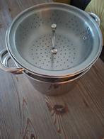 Pastapan 3 delig NIEUW!, Ophalen of Verzenden, Nieuw, Rvs, Pannenset