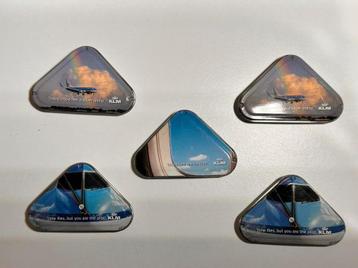 5 KLM Wilhelmina Mints (pilllen) blikken snoepdoosje beschikbaar voor biedingen