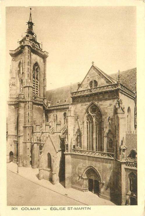 (701-479-035) Colmar Eglise St Martin, Verzamelen, Ansichtkaarten | Buitenland, Frankrijk, Verzenden