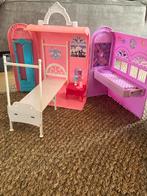 Handig Barbie vakantiehuis, om mee te nemen op vakantie, Ophalen of Verzenden, Gebruikt