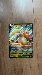 Dragonite V van dragonite box GIANT KAART niet goede staat, Ophalen of Verzenden, Gebruikt, Losse kaart