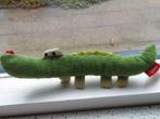 Krokodil krokodilletje merk Sigikid zacht velours ca 20 cm, Kinderen en Baby's, Ophalen of Verzenden, Zo goed als nieuw, Overige typen
