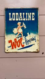 Lodaline Loda reclamebord blik emaille, Ophalen of Verzenden, Gebruikt, Reclamebord