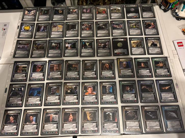 Star Trek CCG the Dominion complete set (zonder WB previews), Hobby en Vrije tijd, Verzamelkaartspellen | Overige, Zo goed als nieuw