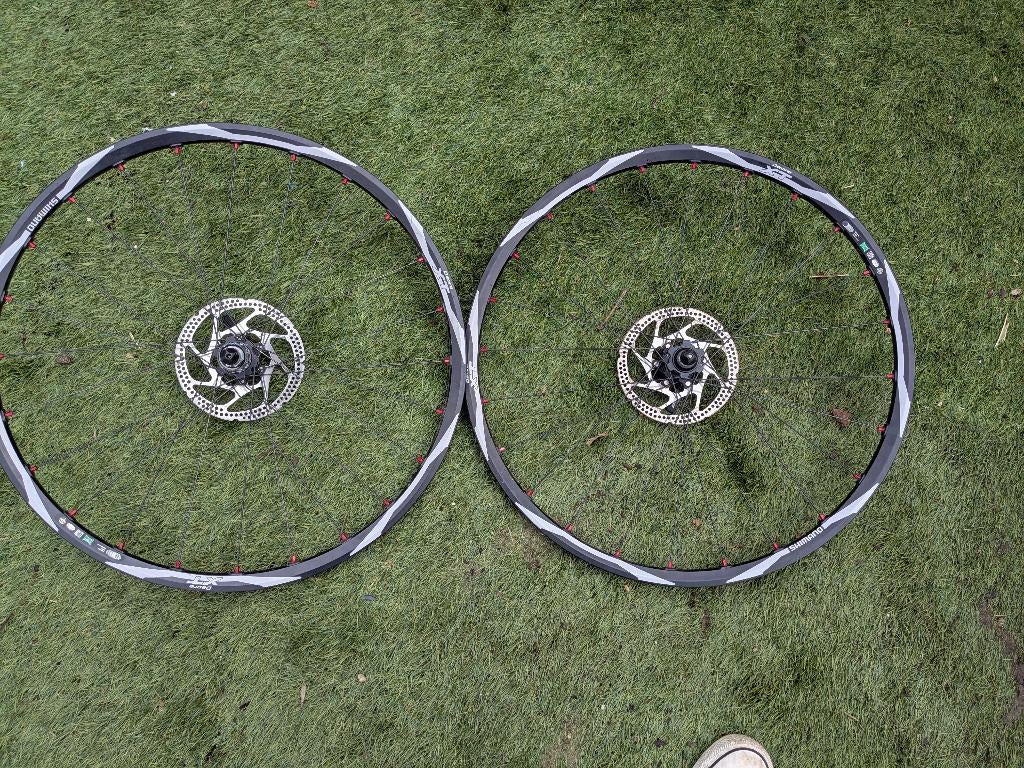 Shimano XT velgen set 26, Fietsen en Brommers, Mountainbike, Zo goed als nieuw, Shimano, Ophalen