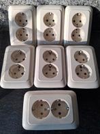 7 stuks Busch-Jaeger inbouwstopcontacten, Ophalen of Verzenden, Zo goed als nieuw