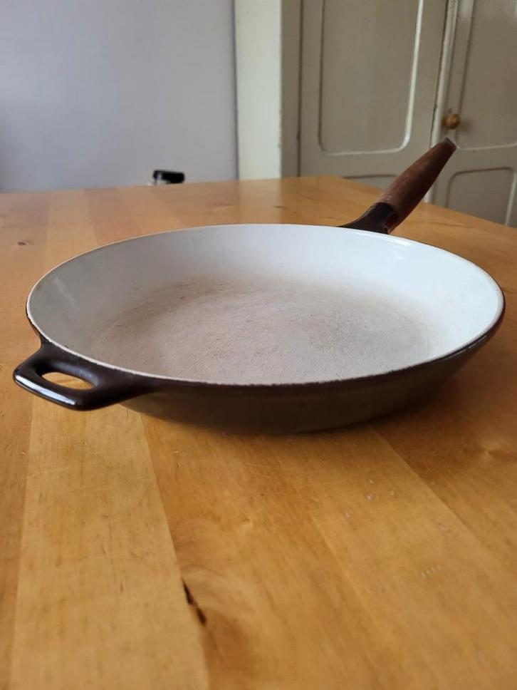 Copco pan l Michael Lax design, Huis en Inrichting, Keuken | Potten en Pannen, Gebruikt, Koekenpan of Braadpan, Gietijzer, Inductieplaat