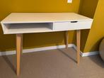 Jysk Wit Bureau 100x50 - Perfect voor Thuiswerken!, Huis en Inrichting, Bureaus, Ophalen, Zo goed als nieuw, Bureau