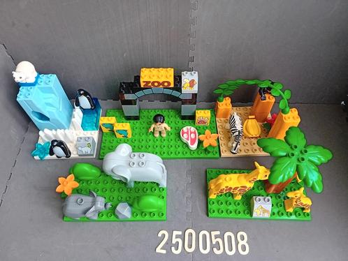 Lego Duplo - Dierentuin olifanten giraffen zebra aap pinguin, Kinderen en Baby's, Speelgoed | Duplo en Lego, Gebruikt, Duplo, Ophalen of Verzenden