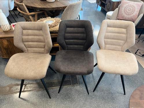 Magazijn leegverkoop eetstoelen microvezelstof metaal zwart, Huis en Inrichting, Stoelen, Nieuw, Vijf, Zes of meer stoelen, Kunststof