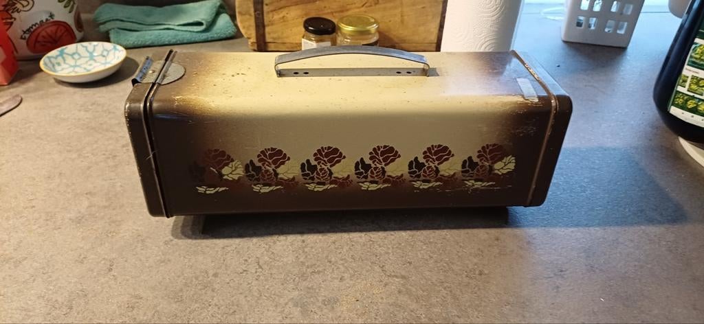 Vintage Brabantia Ontbijtkoekblik, Minder dan 50 cm, Gebruikt, Minder dan 50 cm, Ophalen of Verzenden