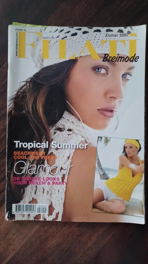 Filati,  fris en fleurig haken en breien voor de zomer, Hobby en Vrije tijd, Breien en Haken, Zo goed als nieuw, Breien, Patroon of Boek