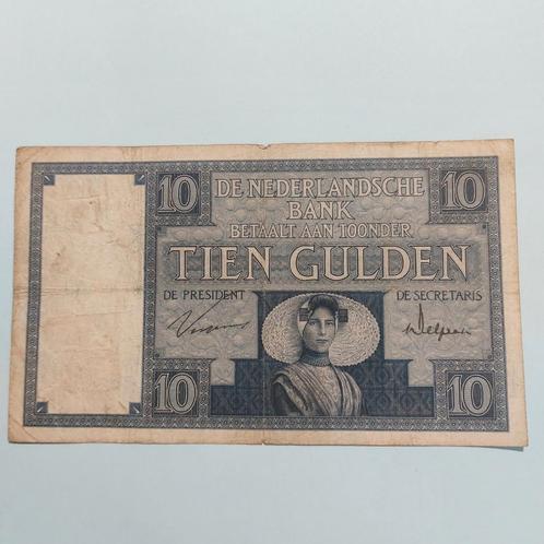 10 gulden biljet Zeeuws Meisje uit 1928 in ZF, Postzegels en Munten, Bankbiljetten | Nederland, Los biljet, 10 gulden, Ophalen of Verzenden