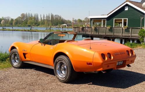 1974 Corvette C3, matching numbers, build sheet NL kenteken, Auto's, Chevrolet, Particulier, Corvette, Benzine, Cabriolet, Handgeschakeld