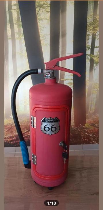 Brandblusser minibar Route 66. beschikbaar voor biedingen