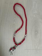 Houten kralen ketting roze, Sieraden, Tassen en Uiterlijk, Kettingen, Ophalen of Verzenden, Zo goed als nieuw, Roze, Overige materialen