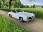 Mercedes-Benz 190SL 1959 Origineel Nederlands, Lederen bekleding, Overige carrosserieën, Wit, Handgeschakeld