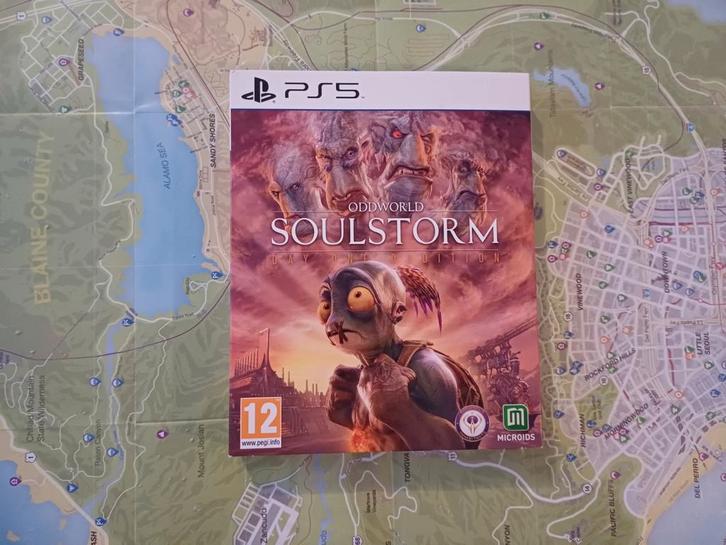 Oddworld soulstorm ps5 steelbook editie, Spelcomputers en Games, Games | Sony PlayStation 5, Zo goed als nieuw, Ophalen