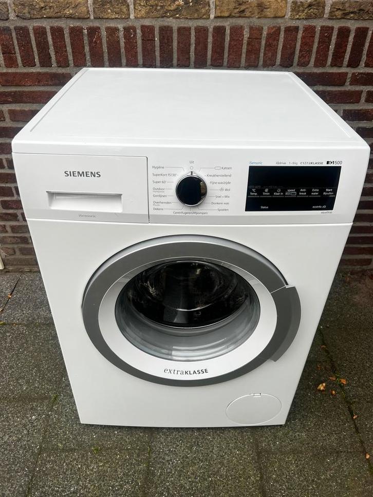 Siemens (Bosch) 8KG Wasmachine, Witgoed en Apparatuur, Wasmachines, Zo goed als nieuw, 8 tot 10 kg, 85 tot 90 cm, 1600 toeren of meer