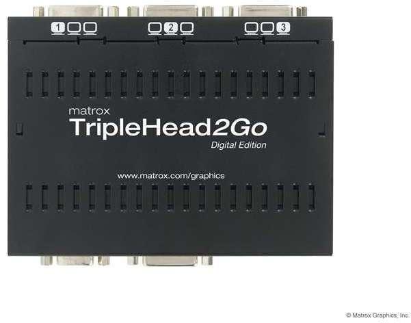 Matrox TripleHead2Go - Digital Edition T2G-D3D-JF 6-1, Computers en Software, Netwerk switches, Gebruikt, Ophalen of Verzenden