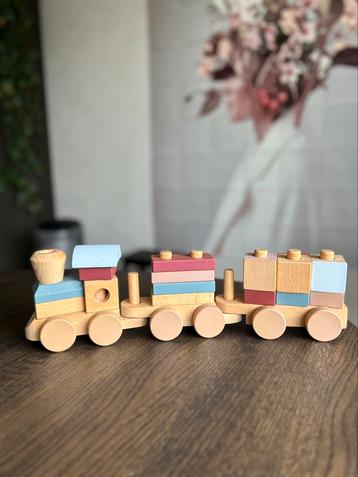 Little dutch houten blokken trein beschikbaar voor biedingen