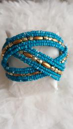 Leuke armband, Verzenden, Nieuw, Blauw, Staal