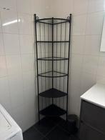 Zwarte hoekrek badkamer, Huis en Inrichting, Badkamer | Badkamermeubels, Ophalen, Minder dan 50 cm, 100 tot 150 cm, Overige typen