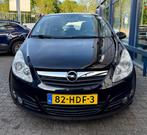 Opel Corsa 1.4-16V/AUT/AIRCO/CRUISE/NAP!, Auto's, Gebruikt, Zwart, 4 cilinders, Zwart