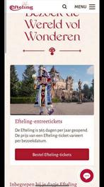 Ik heb 3 open Efteling-kaarten voor december, Twee personen