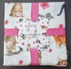 Francien Katten Theedoek 02 - Ongeopend, Verzenden, Zo goed als nieuw, Wit, Theedoek of Handdoek