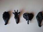 Leuke dieren kop kapstokhaken, Ophalen of Verzenden, Zo goed als nieuw, Wandkapstok, Minder dan 100 cm