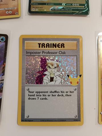 Imposter Professor Oak (CEL BS 73) Celebrations beschikbaar voor biedingen
