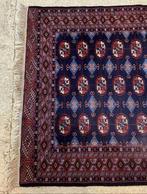 Vintage handgeknoopt wollen tapijt Afghaanse bokhara 166/124, Huis en Inrichting, Stoffering | Tapijten en Kleden, Gebruikt, 100 tot 150 cm