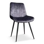 Eetkamerstoelen in luxe velvet stof ! Laagste prijs !, Ophalen of Verzenden, Nieuw, Stof, Vier