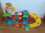 VTech brandweerkazerne + helicopter + brandweerauto, Ophalen, Zo goed als nieuw